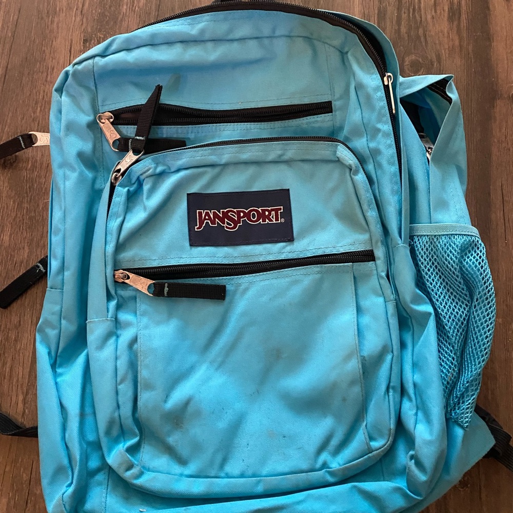 Teal Jansport Backpack